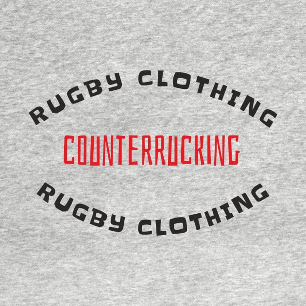 counterrucking rugby clothing t shirt by counterrucking